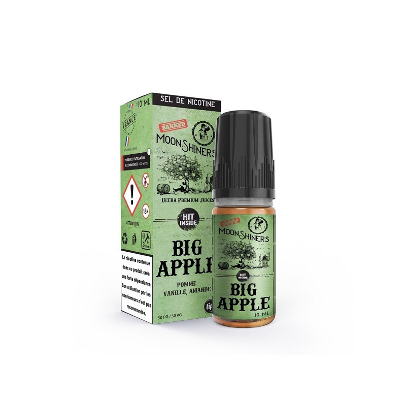 [002960-5433] Big Apple 10ml - Moonshiners (0mg/ml)