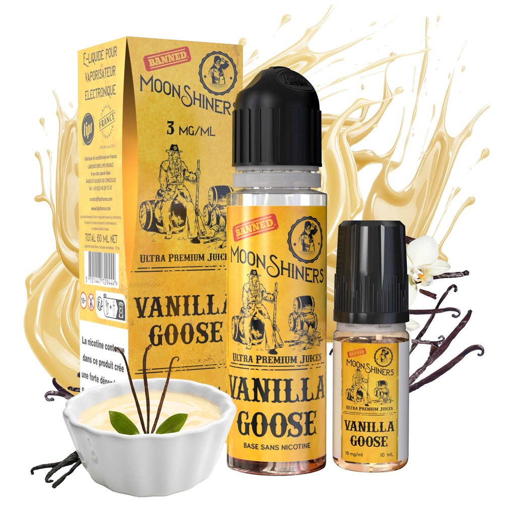[004073-7898] Vanilla Goose 50ml - MOONSHINERS (3mg/ml)