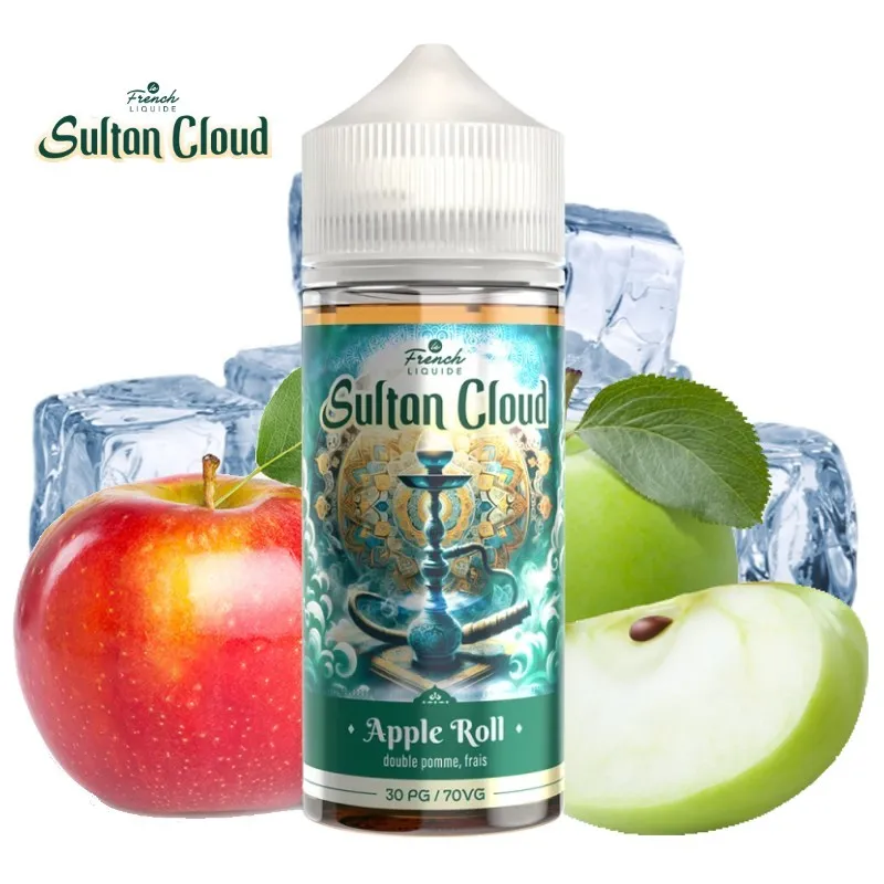 [004640] Apple Roll 100ml - Sultan Cloud