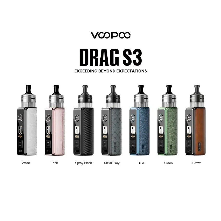 Kit Pod DRAG S3 - VOOPOO (Blanc)