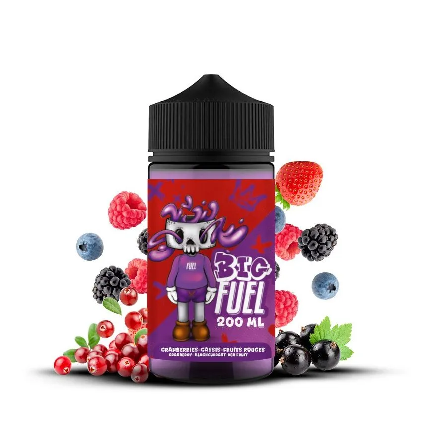 Cranberries Cassis Fruits rouges 200ml - Big Fuel
