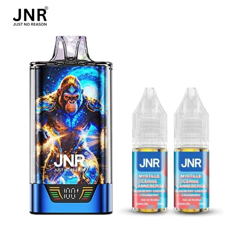 Puff Gorilla X 43K + 2x10ml 20mg - JNR (Mixed Berries (Fruits rouges))