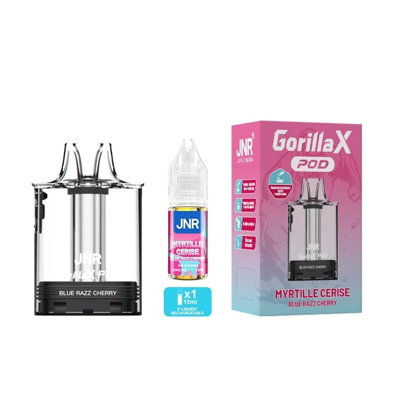 Pod remplacement Gorilla X + 1x10ml 20mg - JNR (Mixed Berries (Fruits rouges))